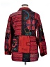 Chico's Design Print Red Silk Blazer Size XL (3) - photo 2