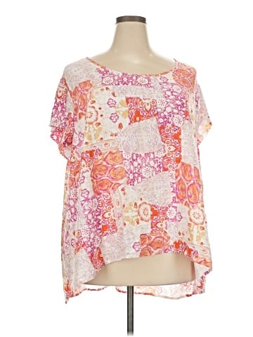 Jones & Co Short Sleeve Blouse (view 1)