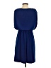 En Focus Studio 100% Polyester Solid Blue Casual Dress Size 4 - photo 2