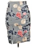 Beige by ECI Floral Gray Casual Skirt Size L (estimated) - photo 2