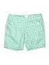 Callaway 100% Polyester Checkered-gingham Green Board Shorts Size 4 - photo 1