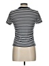 Old Navy Stripes Silver Short Sleeve Turtleneck Size L - photo 2
