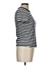 Old Navy Stripes Silver Short Sleeve Turtleneck Size L - photo 4