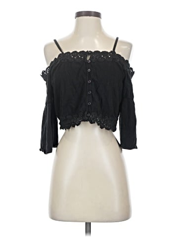 Topshop 3/4 Sleeve Blouse (view 1)