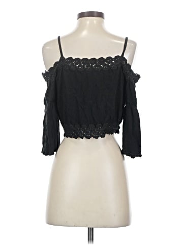 Topshop 3/4 Sleeve Blouse (view 2)