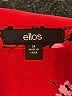 Ellos 100% Polyester Red 3/4 Sleeve Blouse Size 24 - photo 7