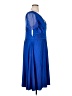 JJ's House 100% Polyester Blue Cocktail Dress Size XL (estimated) - photo 4