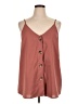Jodifl 100% Polyester Brown Sleeveless Top Size 1X - photo 1