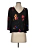 BP. 100% Polyester Black 3/4 Sleeve Blouse Size S - photo 1