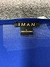IMAN Solid Blue Cocktail Dress Size L - photo 7