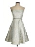 Ryu 100% Polyester Metallic Silver Cocktail Dress Size S - photo 1