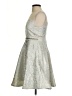 Ryu 100% Polyester Metallic Silver Cocktail Dress Size S - photo 5