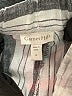Garnet Hill 100% Linen Stripes Silver Linen Pants Size 4 - photo 7