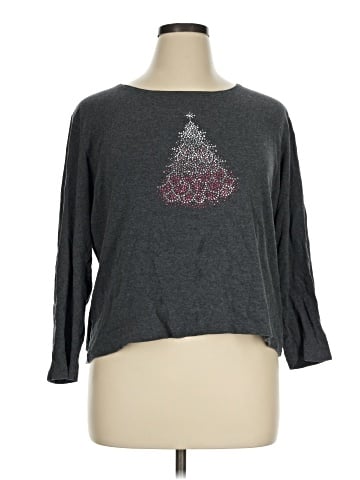 Karen Scott 3/4 Sleeve T-Shirt (view 1)