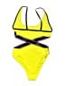 Speedo Argyle Yellow One Piece Swimsuit Size Med (34) - photo 2