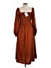 Assorted Brands 100% Polyester Brown Casual Dress Size L - photo 2