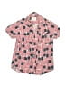 Crewcuts 100% Cotton Checkered-gingham Red Short Sleeve Button-Down Shirt Size 4 - 5 - photo 1