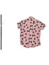 Crewcuts 100% Cotton Checkered-gingham Red Short Sleeve Button-Down Shirt Size 4 - 5 - photo 2