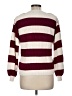 Lauren by Ralph Lauren Stripes Burgundy Tan Pullover Sweater Size M - photo 2