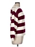 Lauren by Ralph Lauren Stripes Burgundy Tan Pullover Sweater Size M - photo 4
