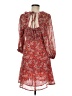 New Look 100% Polyester Paisley Red Casual Dress Size 8 - photo 2