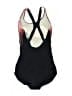 Speedo Graphic Pink One Piece Swimsuit Size 8 - photo 2
