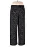 Kathie Lee Floral Black Casual Pants Size S - photo 1