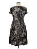 Perceptions Paisley Black Casual Dress Size 14 Petite - photo 2