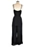CALISTA 100% Polyester Solid Black Jumpsuit Size S - photo 2