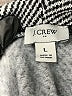 J.Crew Factory Store 100% Polyester Tweed Gray Turtleneck Sweater Size L - photo 7
