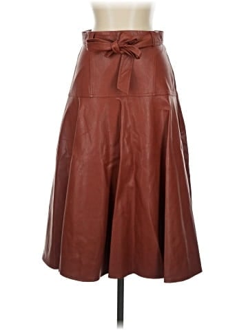 Eva Franco Faux Leather Skirt (view 1)