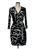 Donna Morgan Graphic Black Cocktail Dress Size 12 (petite) - photo 1