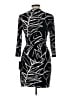 Donna Morgan Graphic Black Cocktail Dress Size 12 (petite) - photo 2
