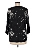 Current/Elliott 100% Cupro Black 3/4 Sleeve Top Size Med (2) - photo 2