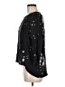 Current/Elliott 100% Cupro Black 3/4 Sleeve Top Size Med (2) - photo 5