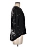 Current/Elliott 100% Cupro Black 3/4 Sleeve Top Size Med (2) - photo 4