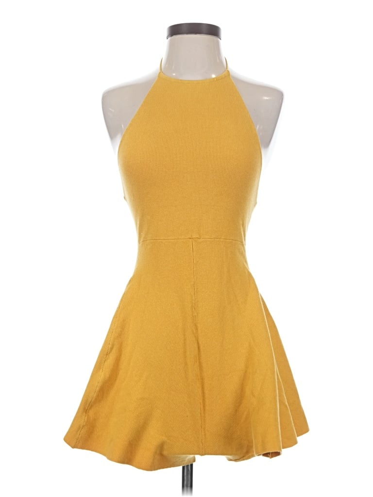 Pre-owned Fp Beach Cocktail Dress In Yellow