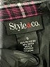 Style&Co Argyle Burgundy Formal Skirt Size 6 - photo 4