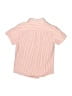 Crewcuts 100% Cotton Stripes Orange Short Sleeve Button-Down Shirt Size 4 - 5 - photo 2