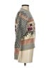Herman Geist Floral Gray Pullover Sweater Size S - photo 4