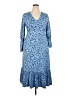 Simplee Blue Casual Dress Size 18 - photo 1