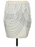Bebe Graphic Ivory Formal Skirt Size M - photo 2