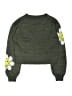 Assorted Brands 100% Acrylic Floral Green Pullover Sweater Size 12 - 14 - photo 2