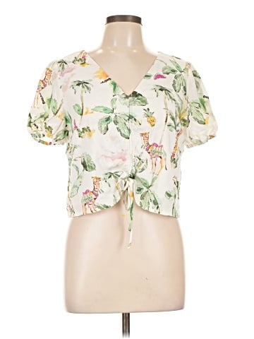 Line & Dot Short Sleeve T-Shirt (view 1)