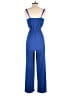 WHYTE VALENTYNE 100% Polyester Solid Blue Jumpsuit Size 4 - photo 2