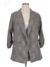 Studio by Torrid Plaid Gray Blazer Size 1X Plus (1) - photo 1
