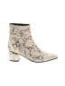 VANELi Snake Print Ivory Ankle Boots Size 8 (narrow) - photo 1