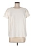 J.Crew Factory Store 100% Polyester Ivory Short Sleeve Top Size M - photo 1