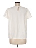 J.Crew Factory Store 100% Polyester Ivory Short Sleeve Top Size M - photo 2