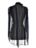 Zoa 100% Silk Polka Dots Black Sleeveless Silk Top Size L - photo 2
